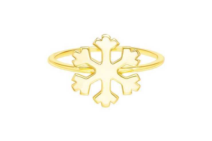 Anillo plata 925 simbolo nieve 