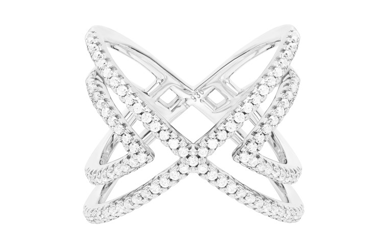 [10983A121ZBL] Anillo plata 925 zirconita  (Talla 12)