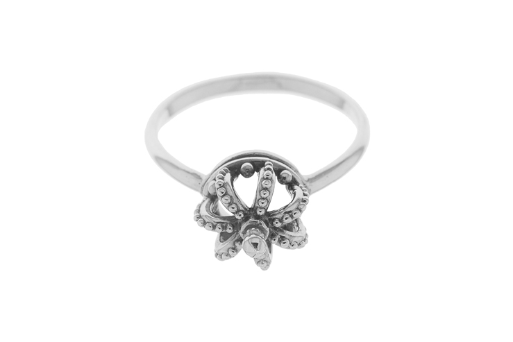 Anillo plata 925 corona 
