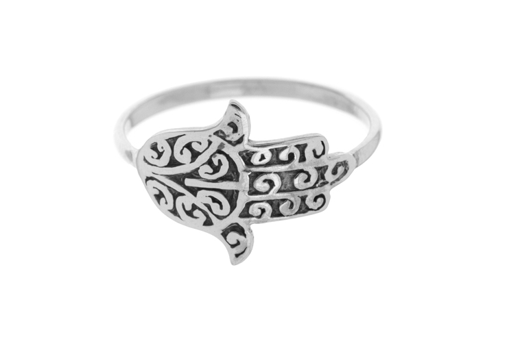Anillo plata 925 mano de fatima 