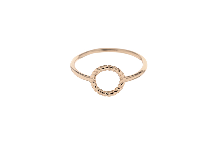 Anillo plata 925 circulo 