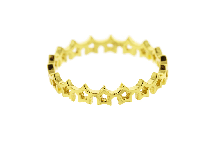 Anillo plata 925 estrellitas 