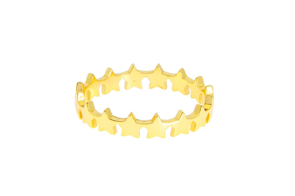Anillo plata 925 estrellitas 