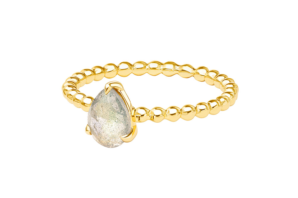 Silver 925 ring semi precious stone