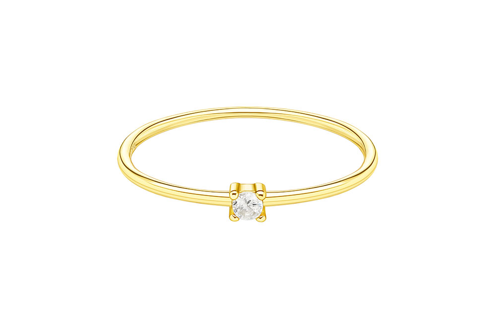 Anillo plata 925 con zirconita