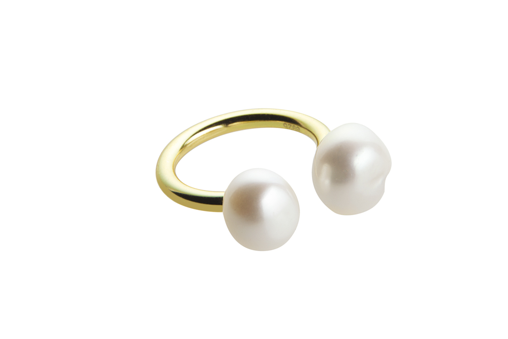 Silver 925 pearl ring