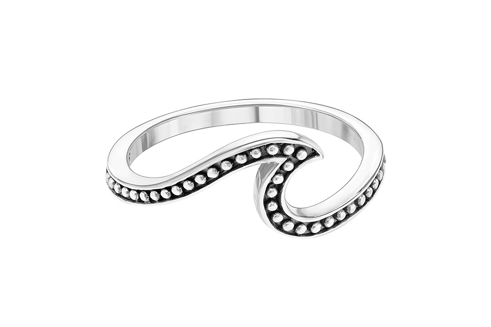 Silver 925 wave ring