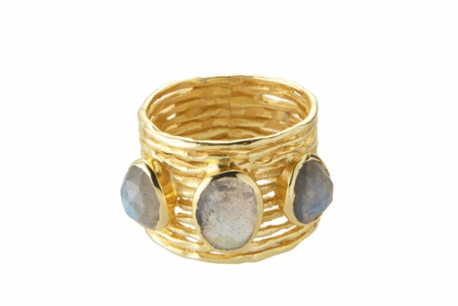 [13946A122RLB] Silver 925 ring semi precious stone (EU size 52)