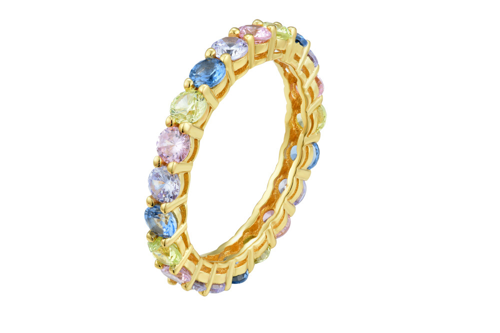 Silver 925 ring with zirconita