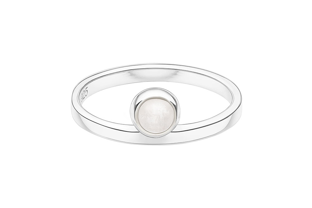 Anillo plata 925 piedra semipreciosa 