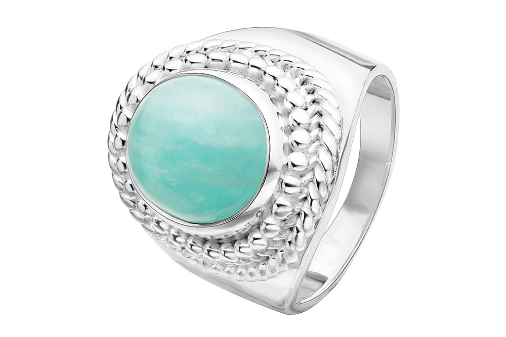 Anillo plata 925 piedra semipreciosa