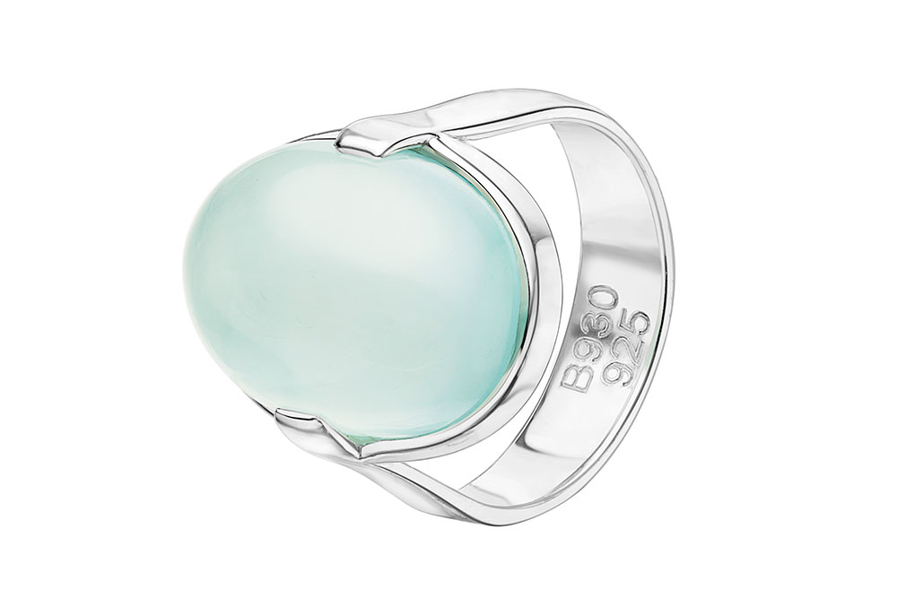 Anillo plata 925 piedra semipreciosa 