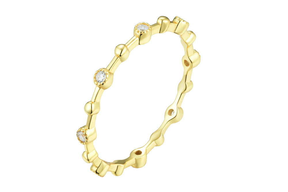 Sterling silver zirconia ring