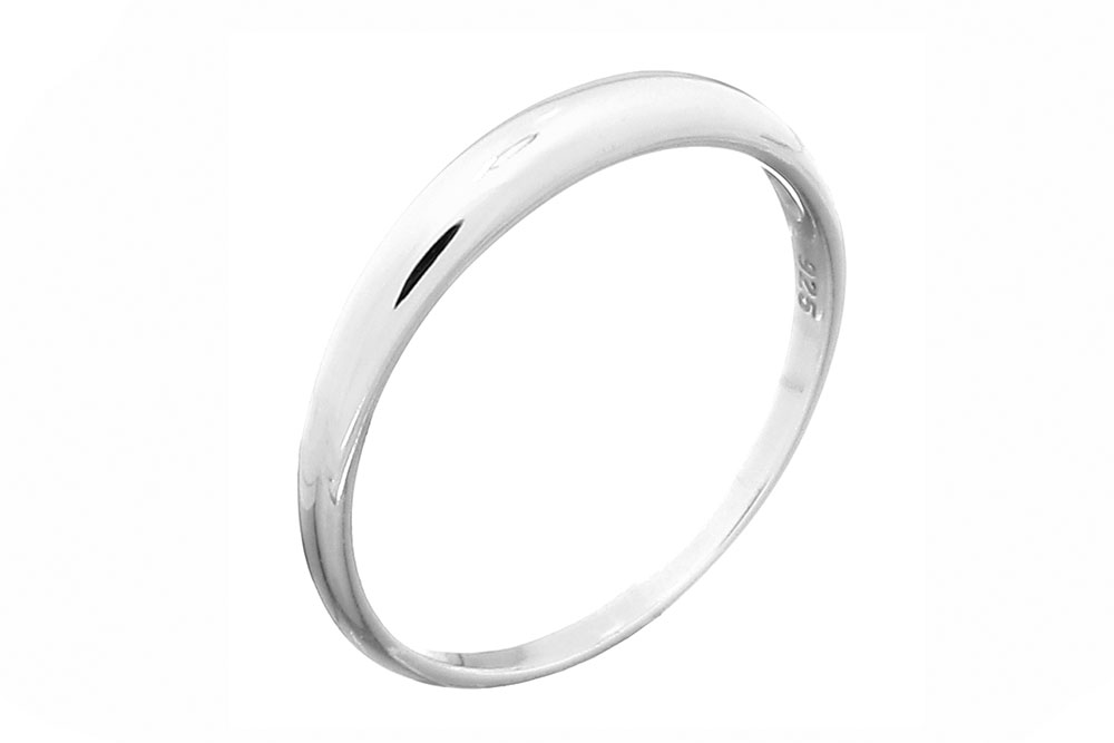 Sterling silver alliance ring