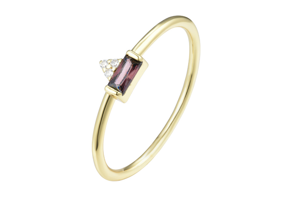 Sterling silver zirconia ring