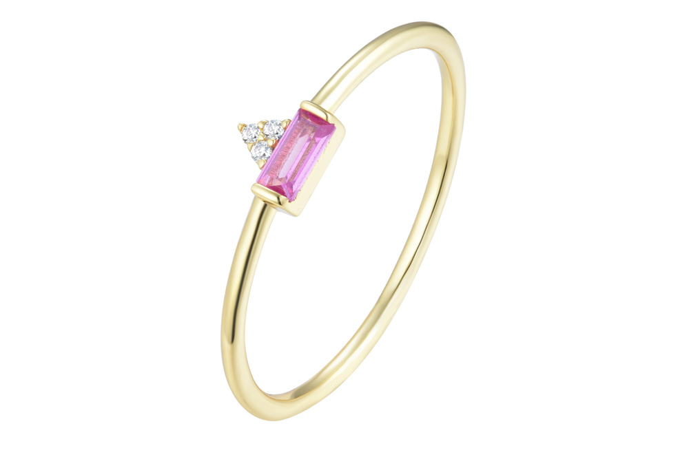 Sterling silver zirconia ring