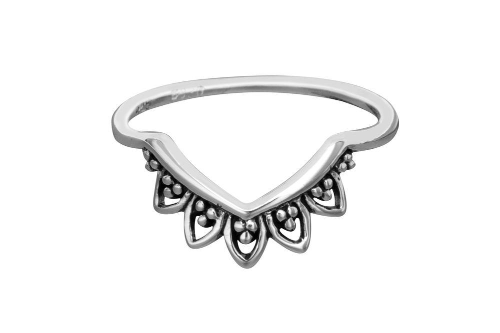Anillo plata 925 tiara