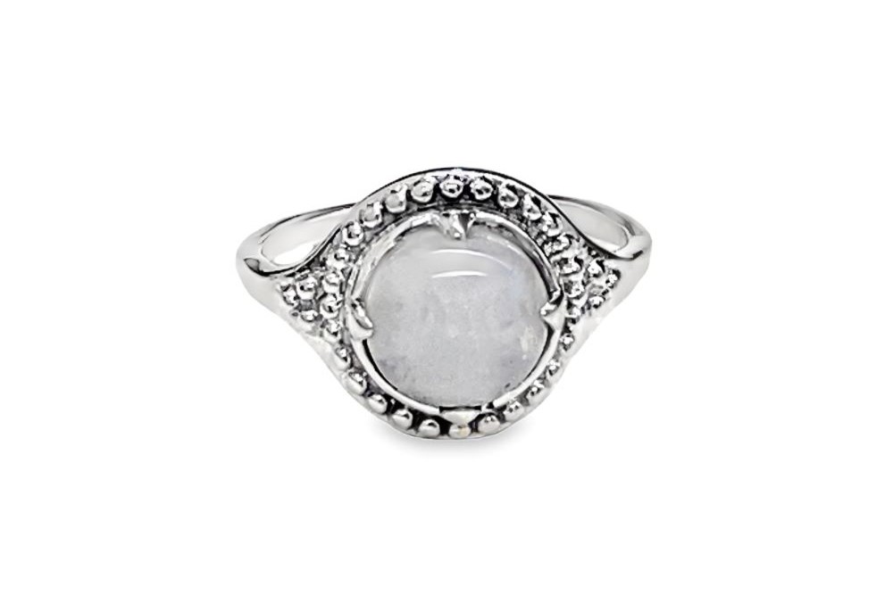 Anillo plata 925 piedra semipreciosa natural