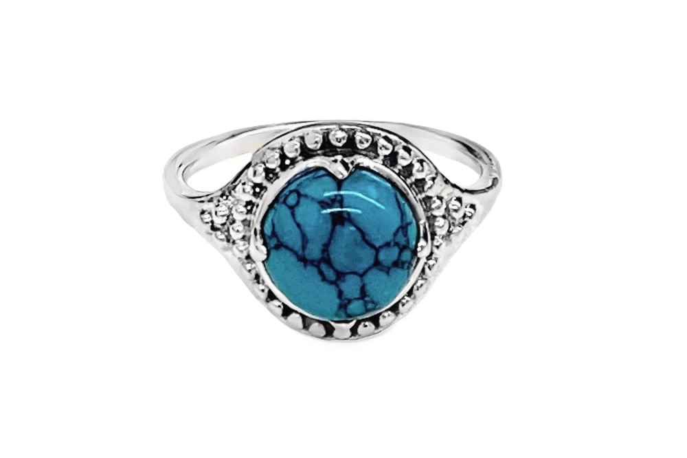 Anillo plata 925 piedra semipreciosa natural