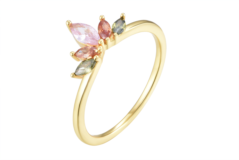 Anillo plata 925 zirconitas