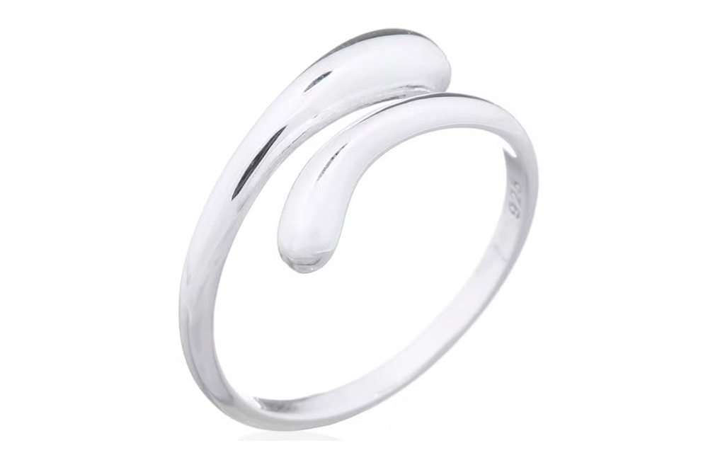 [16113RTA12PL] Anillo plata 925 abierto (Talla 12)