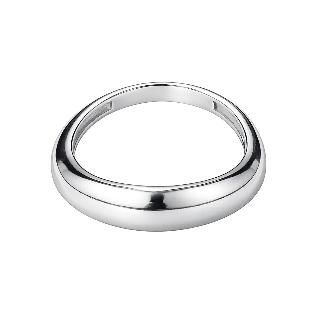 Anillo plata 925 forma irregular