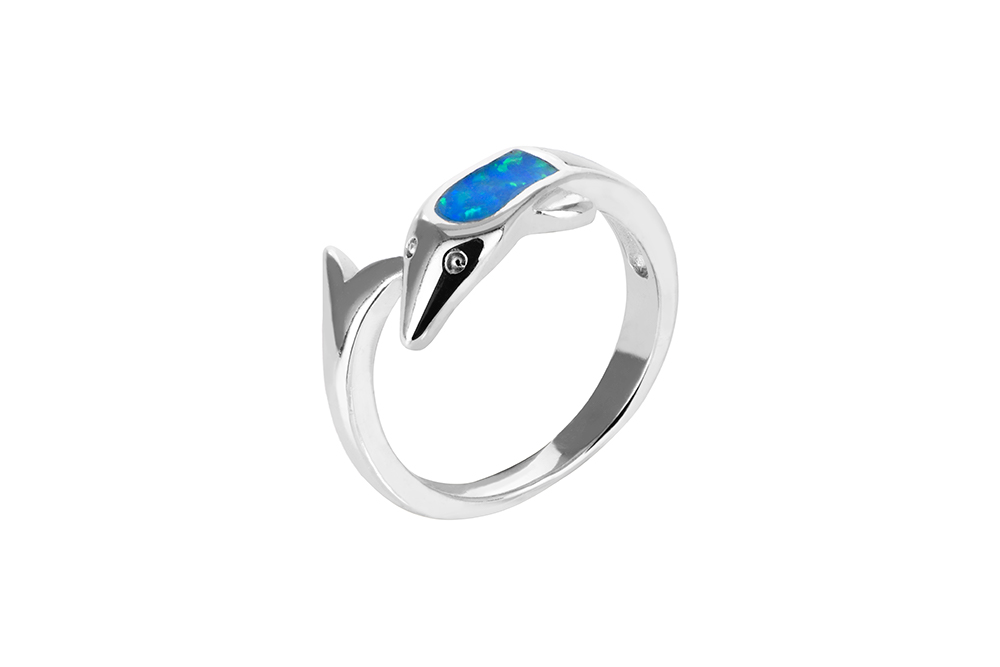 [18434RTA12GOPRD] Anillo plata 925 delfin (Talla 12)