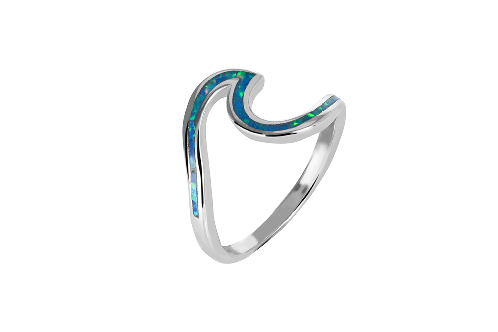 [18440RTA12GOPRD] Anillo plata 925 ola (Talla 12)
