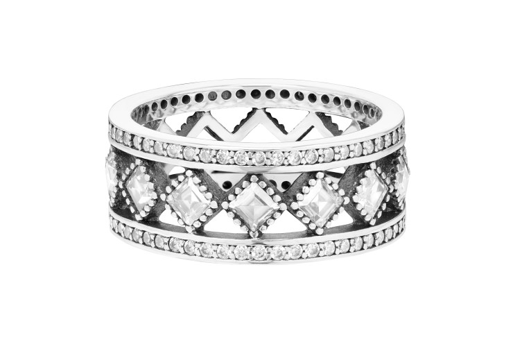 [11231A126ZBL] Silver 925 ring cz