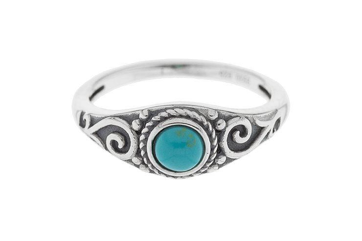 Silver 925 stones ring