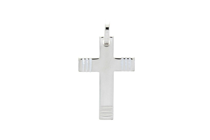 Colgante cruz plata 925 15.5x23mm 