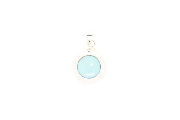 Pendant silver 925 round
