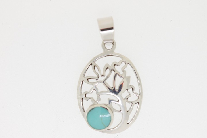 [04983000TURQ] Earring silver 925