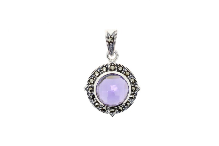 [060020000MAM] Colgante plata 925 marquesita 