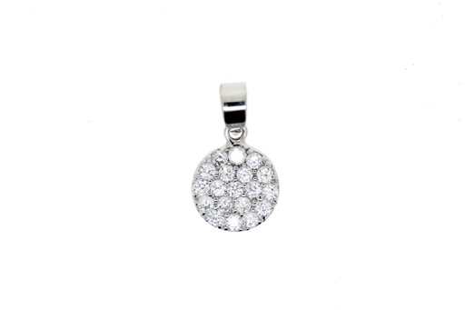 [065180001ZBL] Colgante plata 925 cz redondo 