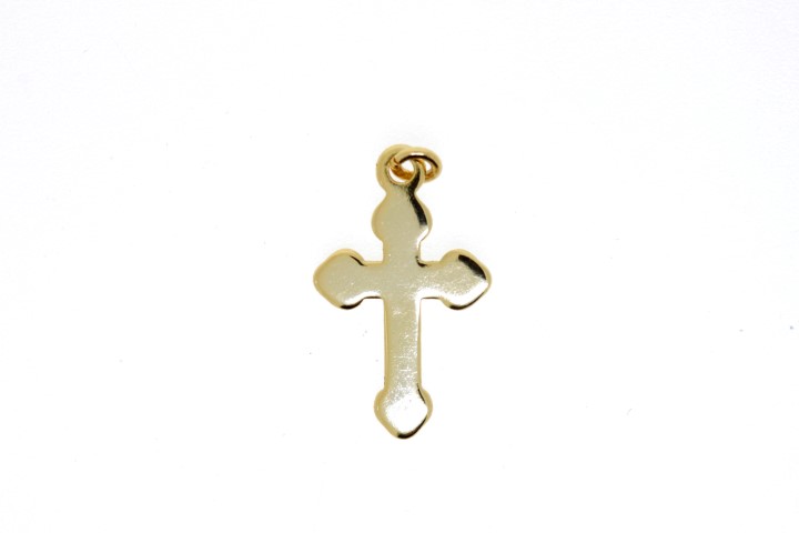 Silver 925 finding charm cross