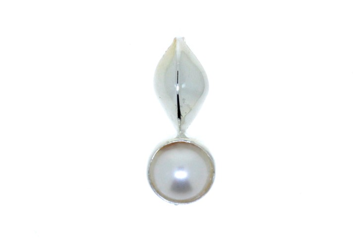 Silver 925 pendant pearl 8mm