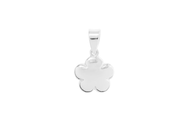 Colgante plata 925 flor 