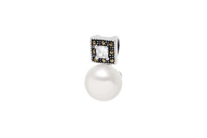 Colgante plata 925 marquesit. perla y cz 