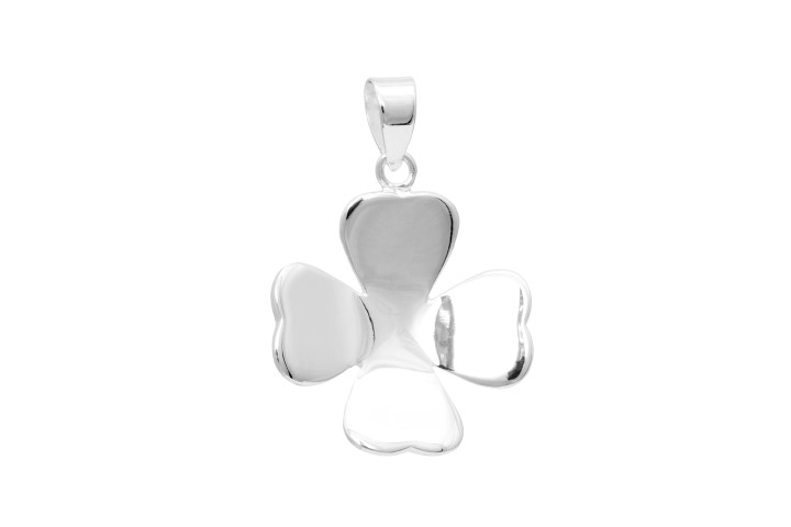 Colgante plata 925 trebol 