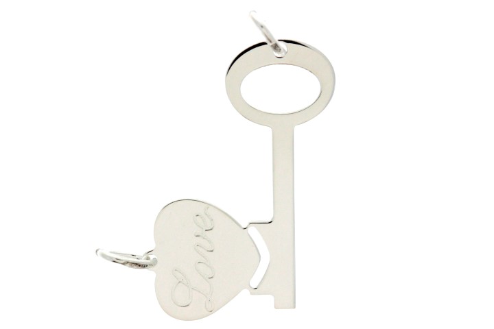 Silver 925 two in love pendant