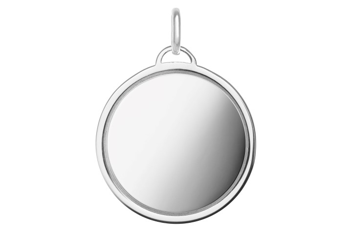 Placa plata 925 redonda 26mm 