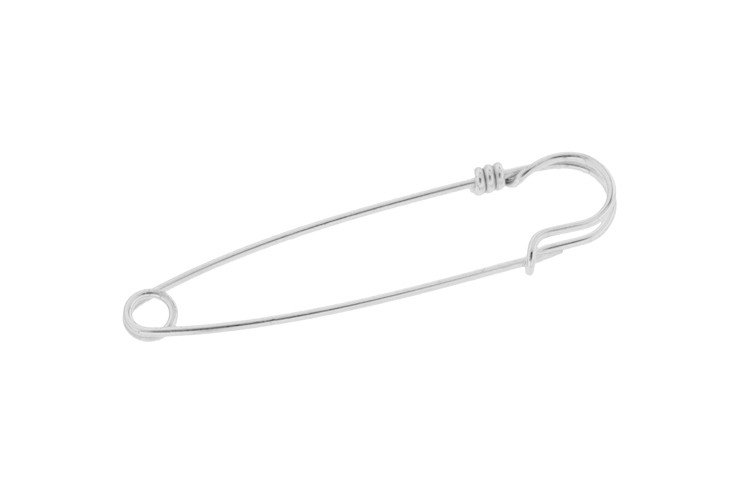 Silver 925 safety pin