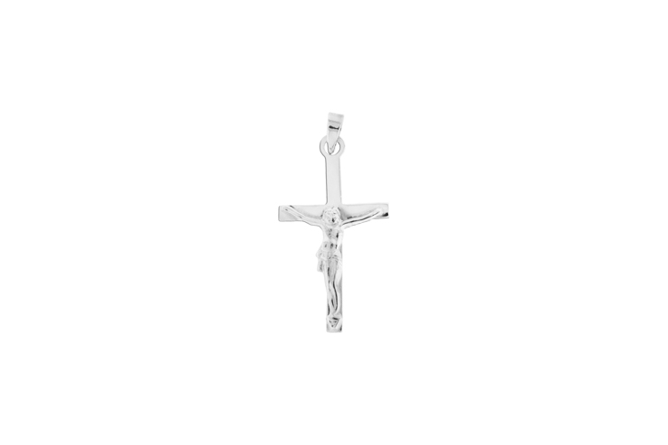 Colgante plata 925 cruz con jesucristo 