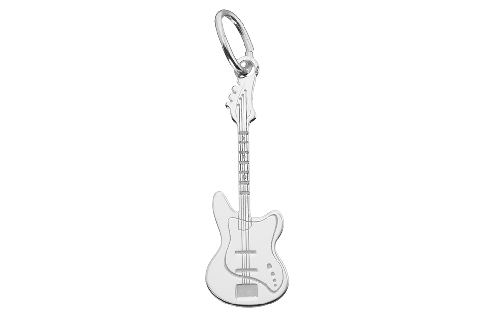 Colgante plata 925 guitarra electrica 
