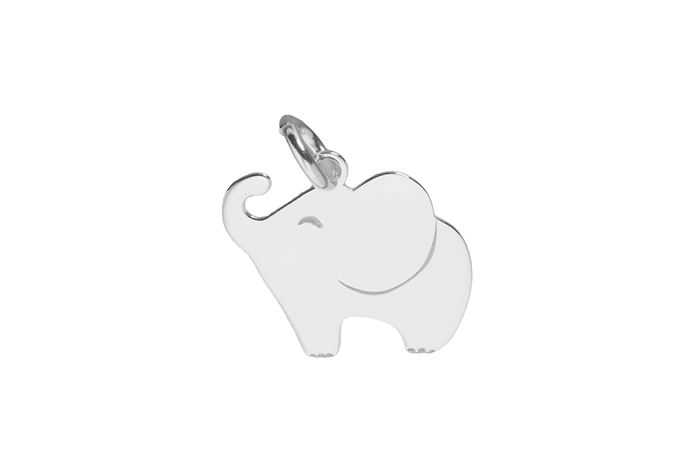 Colgante plata 925 elefante 
