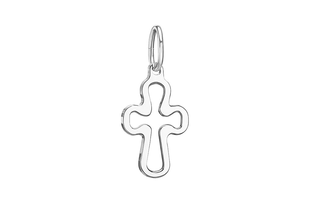 Colgante plata 925 cruz 