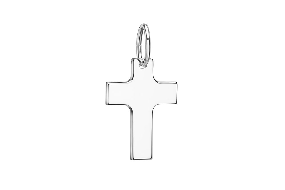 Silver 925 15 x 20mm cross pendant