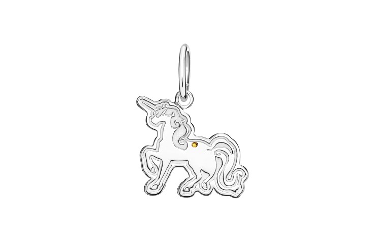 Colgante plata 925 unicornio 