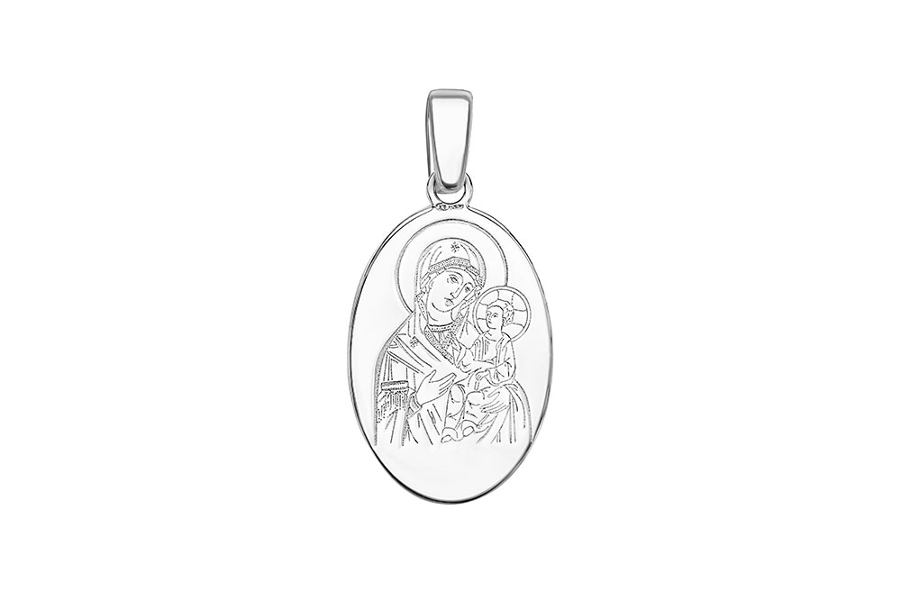 Silver 925 virgen & boy pendant